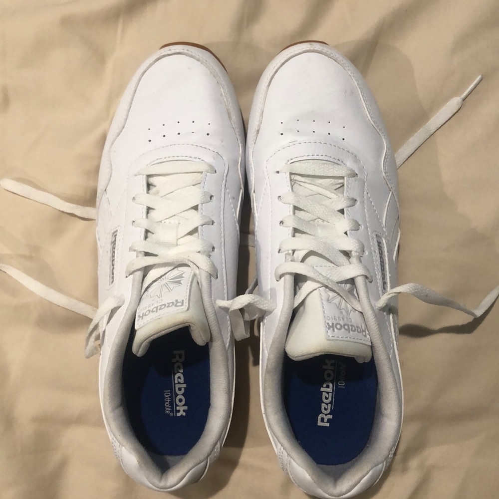 Reebok white sneakers